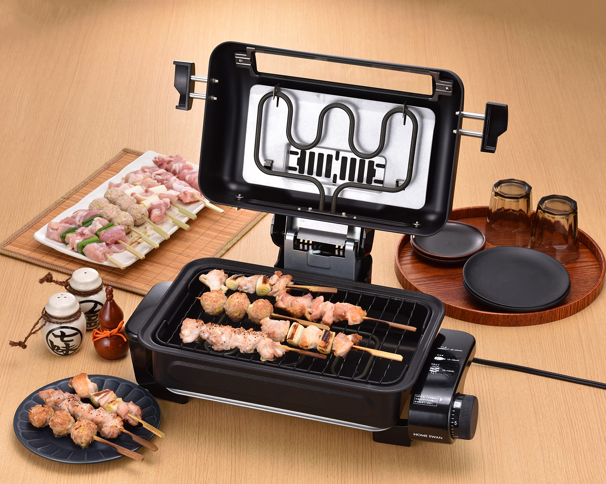 ホームスワン フィッシュロースター SFR-120  SWAN Amazon | フィッシュロースター4匹焼き | HOME SWAN | ロースター 通販